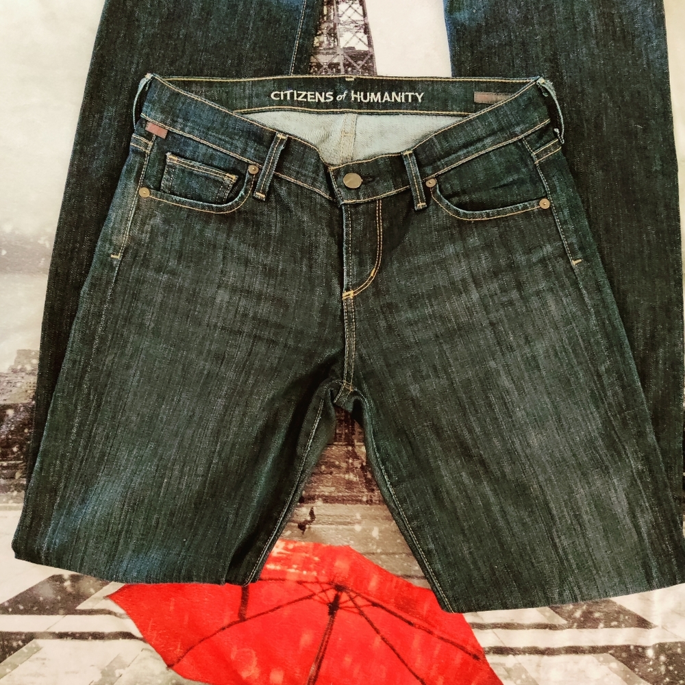 COH low rise boot cut jeans